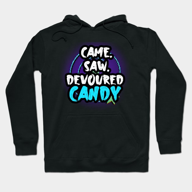 Came Saw Devoured Candy Hoodie by MaystarUniverse